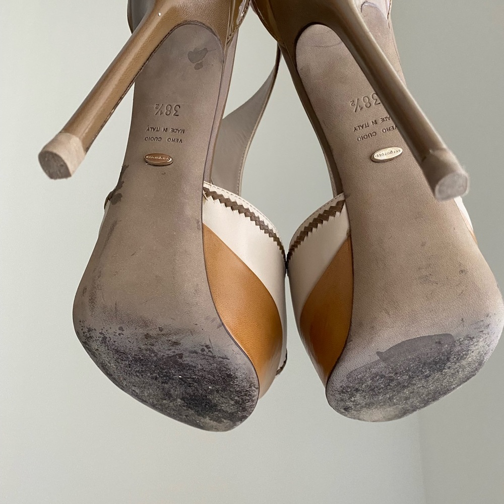 AUTHENTIC SERGIO ROSSI PLATFORM SANDALS - Picture 4 of 5